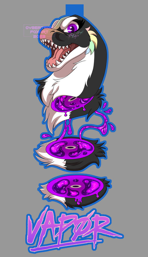 Dangle candy gore badge for Vapor