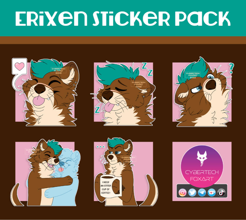 Sticker pack for Erixen