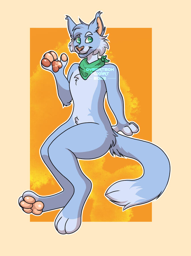 Art trade with PillbugPrince on Twitter. Look at those beans!