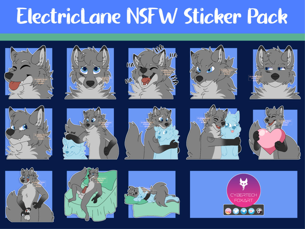 ElectricLane NSFW sticker pack