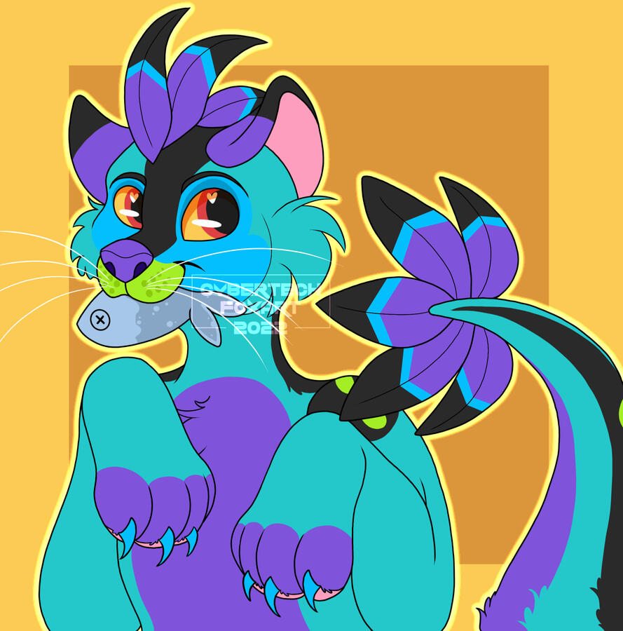 An adorable art trade with DinoBearLover on Twitter.