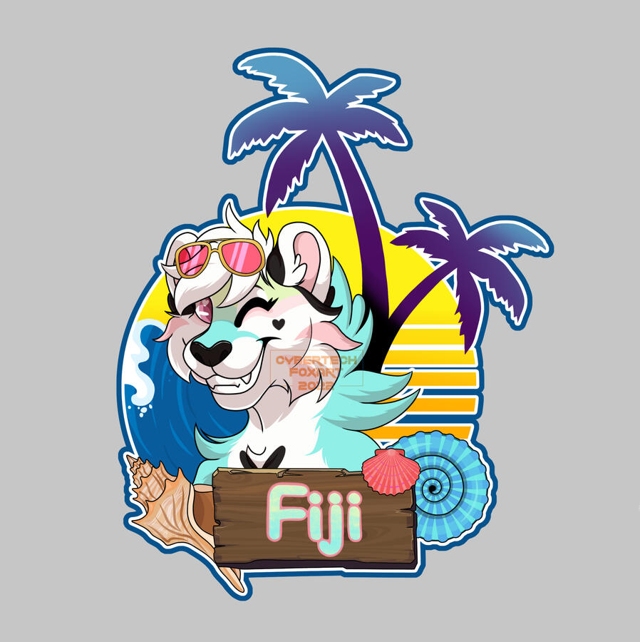 Headshot badge for Fiji!