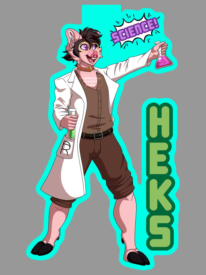 Science! Full body badge for Heks