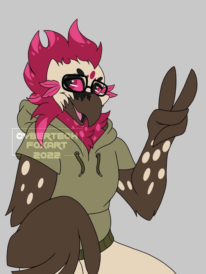 Flat color comm for Fiddledo