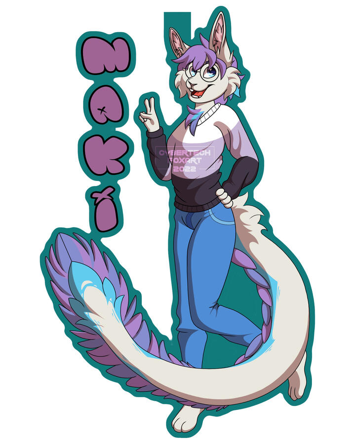 Full body badge for Maki