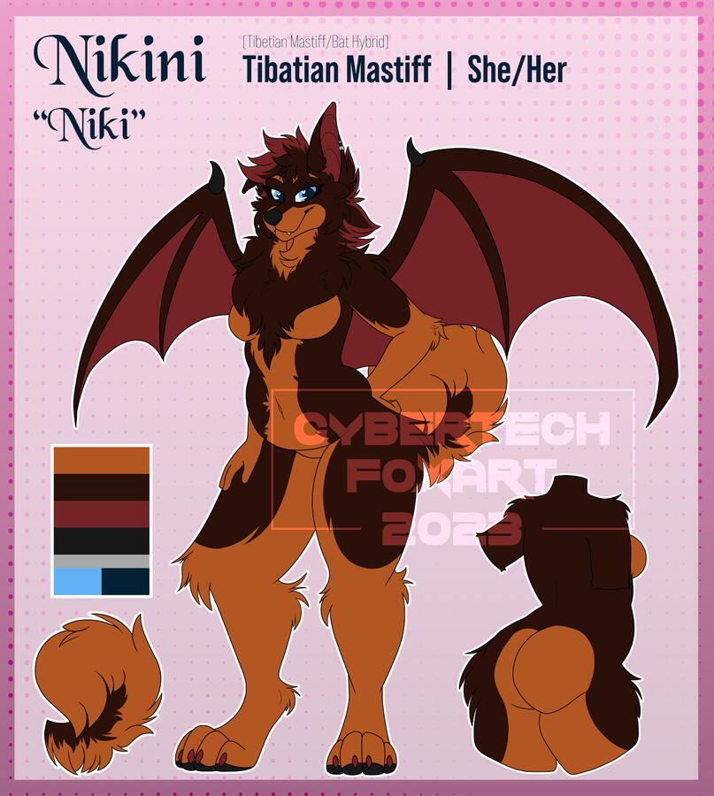Personal ref of a new character of mine, Nikini