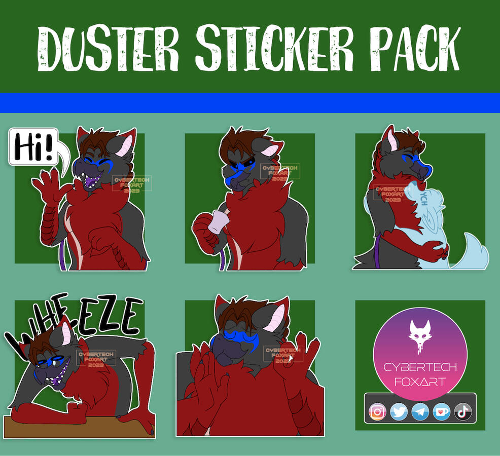Duster Telegram stickers
