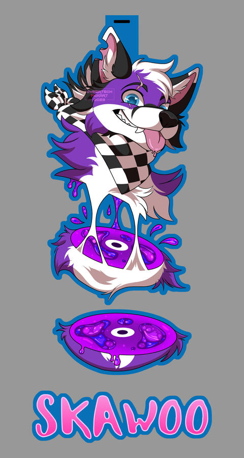 Completed candy gore badge for Skawoo