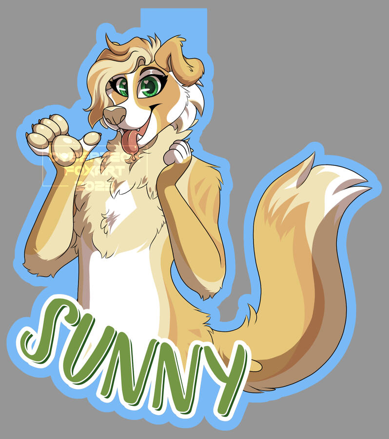 Cute little badge for Sunny